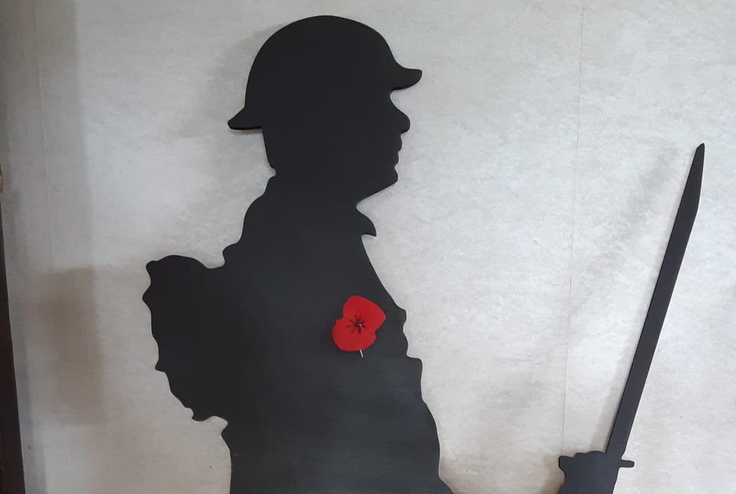 Soldier silhouette.
