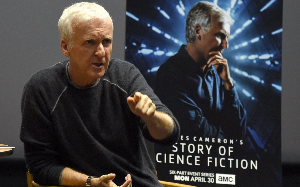 Director James Cameron at the launch of his Story of Science Fiction series.