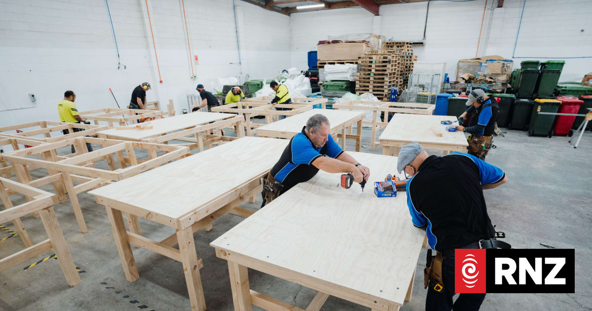 Building volunteers restore Abilities Group workstations destroyed by ...