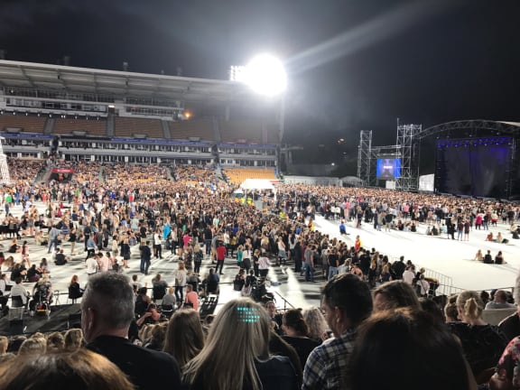 A half-full Mt Smart Stadium