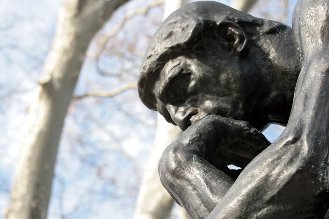 August  Rodin's sculpture The Thinker