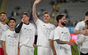 Chris Wood after All Whites v New Caledonia, FIFA World Cup 2026 -OFC Qualifiers Final at Eden Park, Auckland.