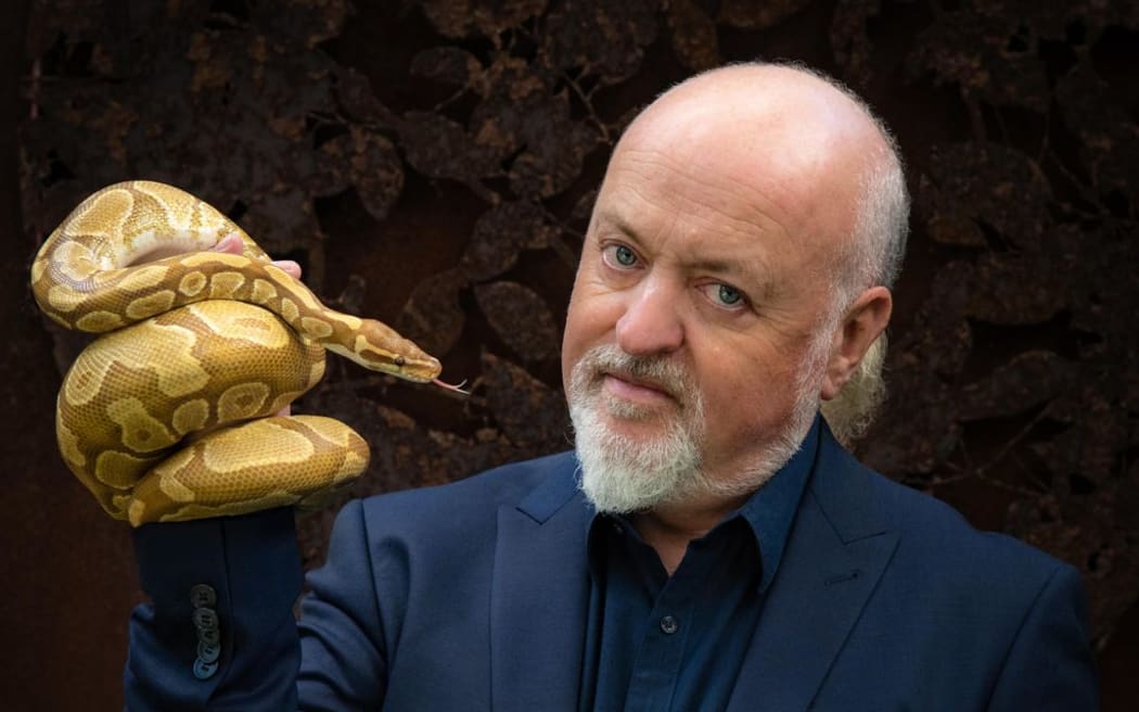 Bill Bailey and a snake
