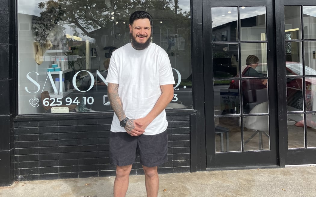 Kaleb Pritchard at Salon Blaq.