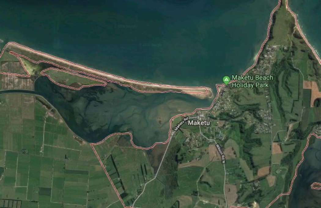 Human bones have washed up at a beach in Maketū.