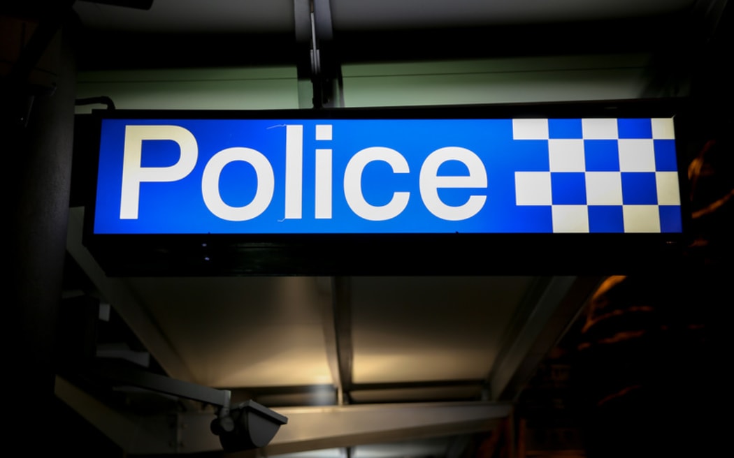 Australian Police sign Brisbane.