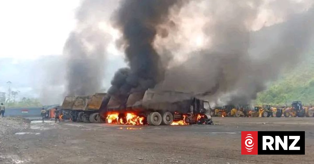 Mining company's equipment targeted in Panguna arson attack