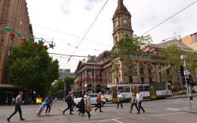Melbourne people visiting NSW had to queue up at  the border to get home before midnight (file picture).