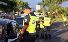 Police in French Polynesia control movements during Covid-19 lockdown
