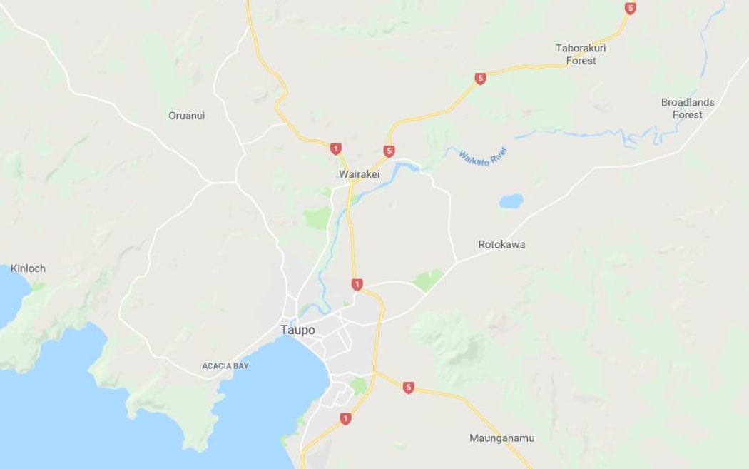 The settlement of Wairakei north of Taupō.