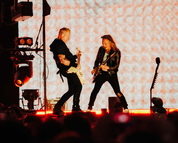 Metallica play at Auckland's Eden Park, November, 2025.