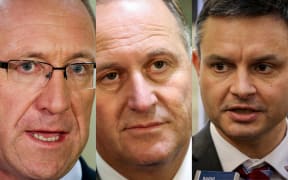 Andrew Little, John Key and James Shaw