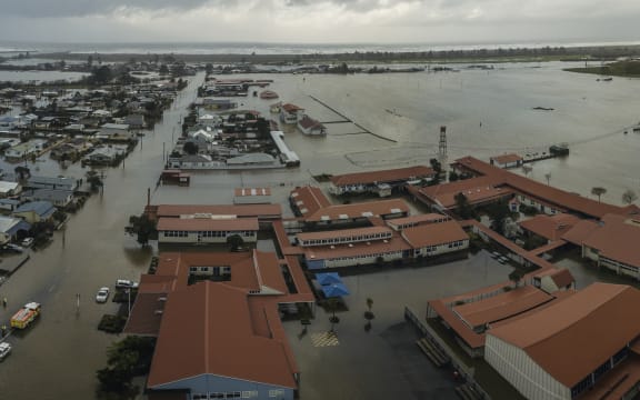 Buller High School and Westport houses were awash.