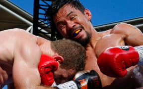 Manny Pacquiao vs. Jeff Horn, "Battle of Brisbane" boxing match for the WBO welterweight championship in Brisbane in July 2017.