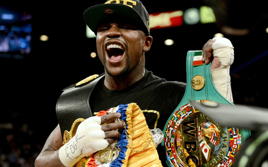 Floyd Mayweather is hoping to add yet another belt to his long list of achievements.