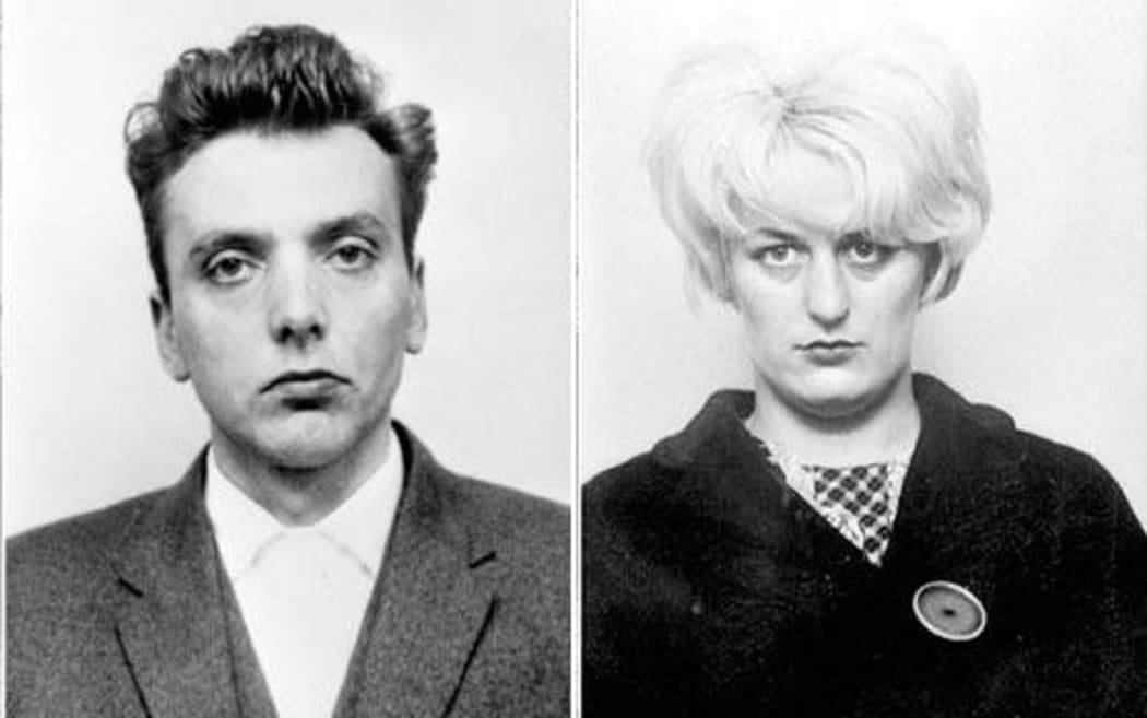 Mug shots of Ian Brady and Myra Hindley  in October 1965.