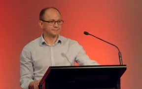 Dr Erik Monasterio speaks about the TPPA in December 2014.