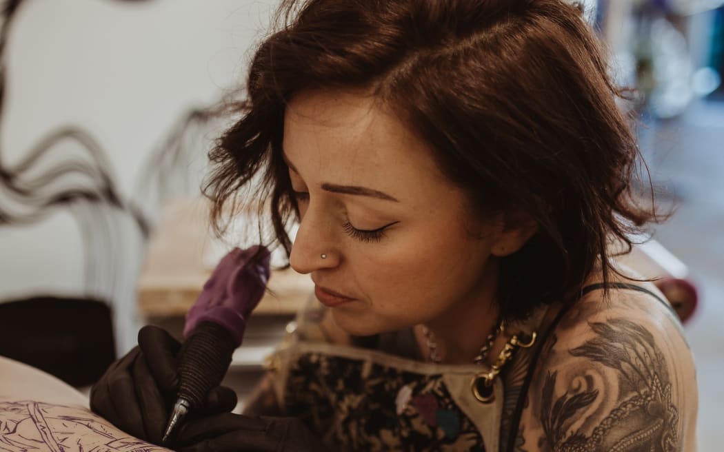 Zoe Emily, tattooing