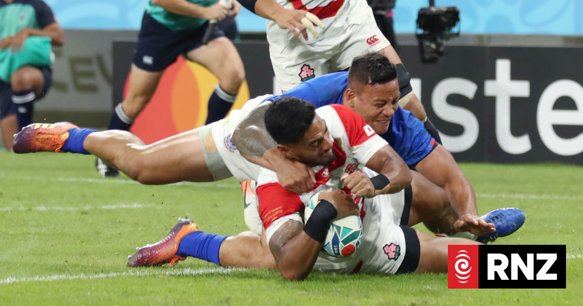 Rugby World Cup: Japan on brink of first quarterfinal with Samoa win ...