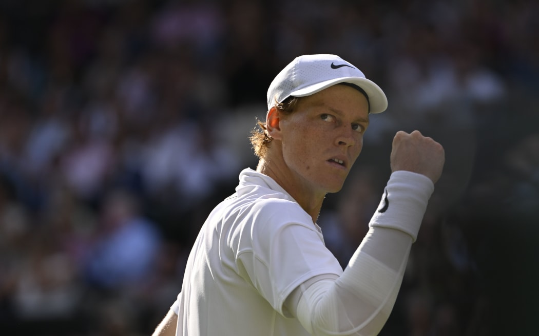 Italian tennis player Jannik Sinner