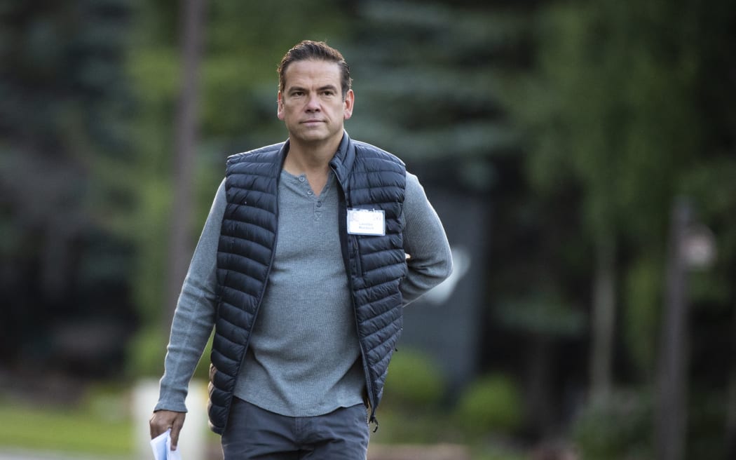 SUN VALLEY, ID - JULY 11: Lachlan Murdoch, chief executive officer of Fox Corporation and co-chairman of News Corp, attends the annual Allen & Company Sun Valley Conference, July 11, 2019 in Sun Valley, Idaho. Every July, some of the world's most wealthy and powerful business people from the media, finance, and technology spheres converge at the Sun Valley Resort for the exclusive week long conference.