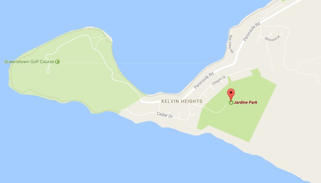 The incident happened at Jardine Park in Queenstown.