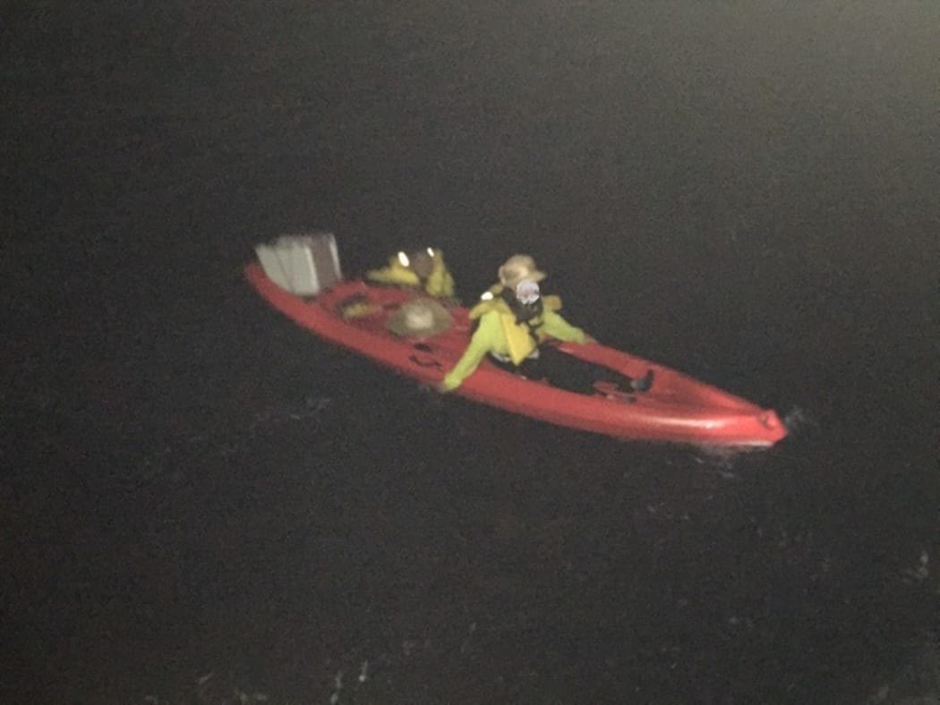 Two kayakers who got into trouble in the Hauraki Gulf have been rescued.