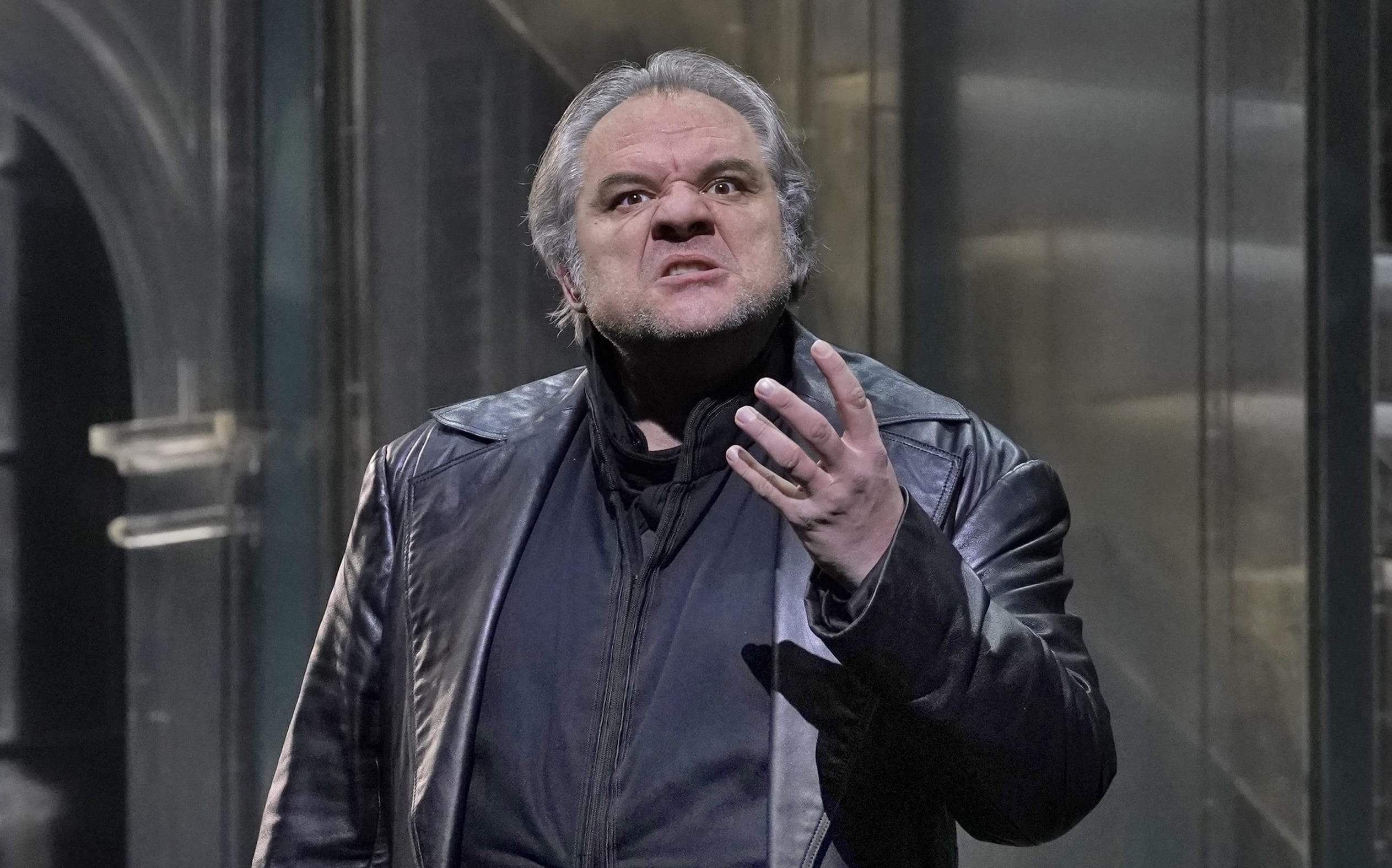 Željko Lučić as Iago in Verdi's "Otello."