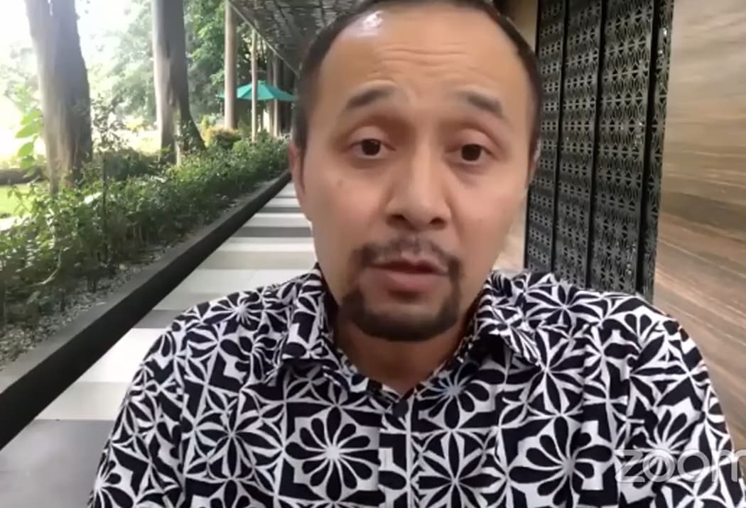Indonesian Ministry of Foreign Affairs official Sade Bimantara.