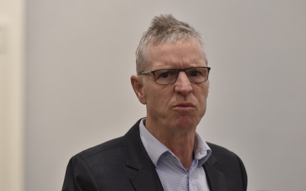 Sophia Crestani's father, Bede Crestani, at his daughter's inquest at Dunedin District Court on 27 May 2024.