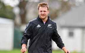 Sam Cane of the All Blacks during Training