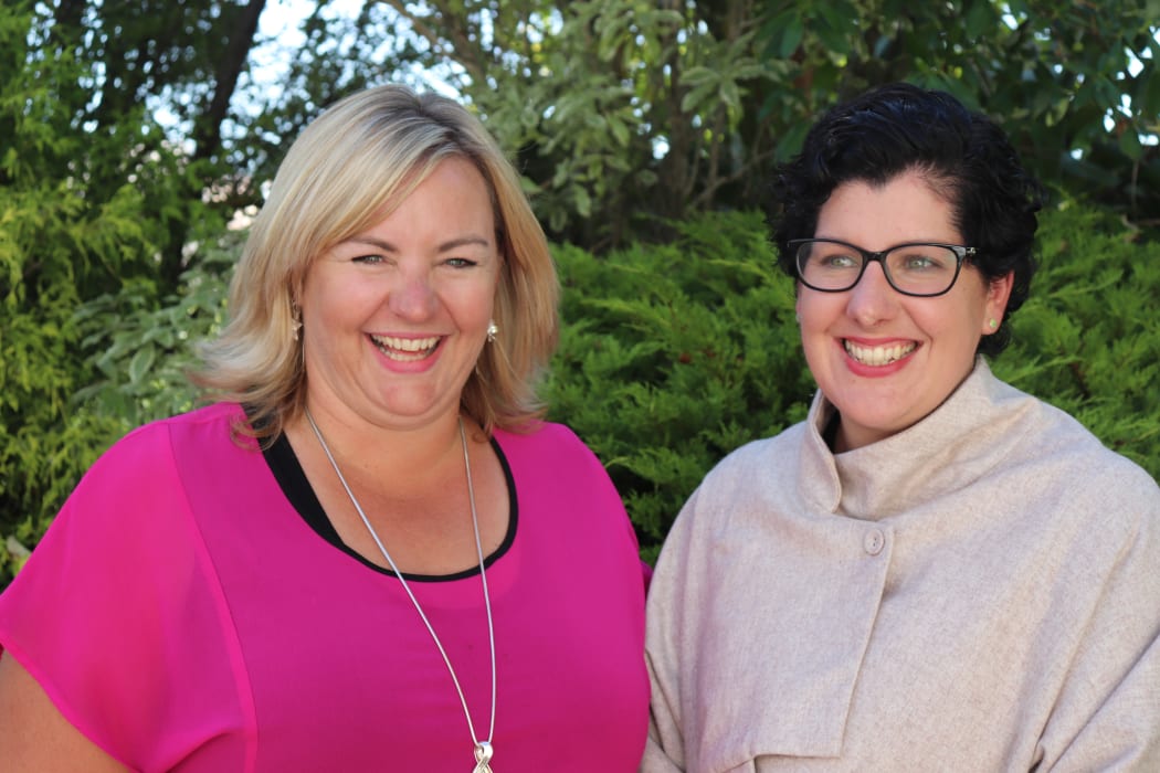 Central Hawke’s Bay Mayor Alex Walker (left) and district council chief executive Monique Davidson.