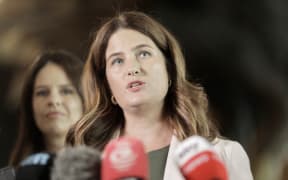Ministers Nicola Willis, Louise Upston and Erica Stanford announce the government will loosen rules for 'digital nomad' tourist visas.