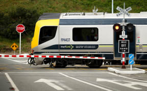 Metlink train in Wellington.