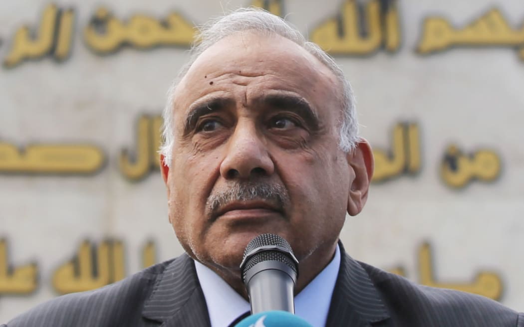Former Iraq Prime Minister Adel Abdul Mahdi