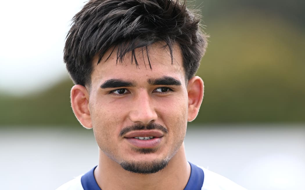Xavi Taele during a Blues Super Rugby training session at Alexandra Park in Auckland. Wednesday 29 January 2025.