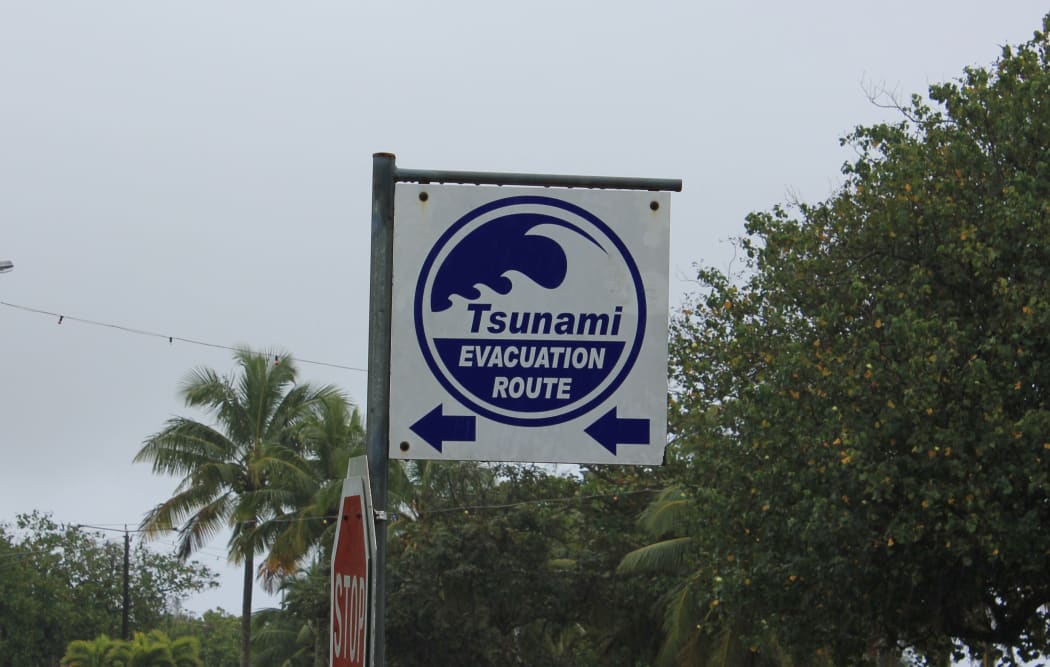 Cook Islands tsunami evacuation centre