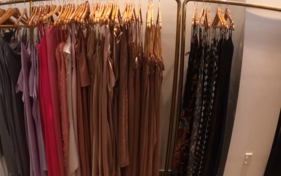 Clothes for hire.