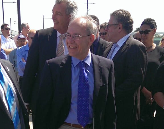 Len Brown at Panmure on Saturday.