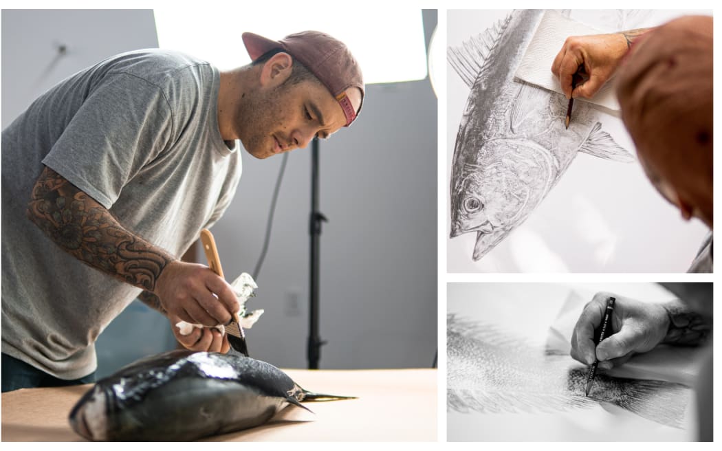 Fish artist Tim Li