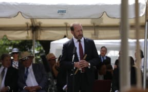 Treaty Negotiations MInister Andrew Little at Waitangi (4 February 2020)