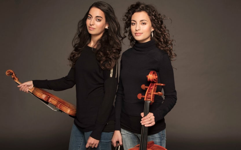 The Ayoub Sisters L-R Laura and Sarah