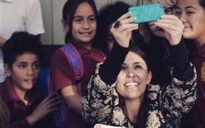 Jacinda Ardern's selfie