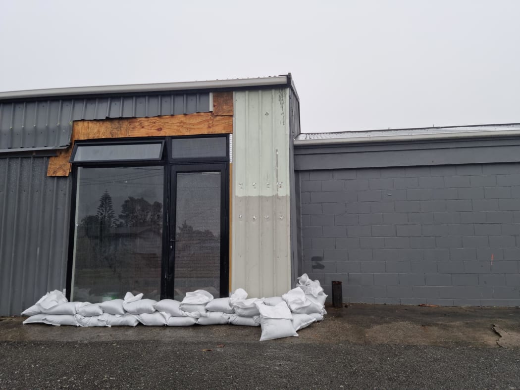 A sandbagged property in Westport.