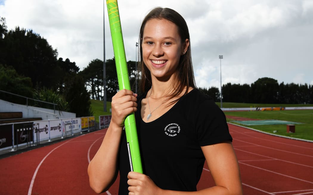 Pole vaulter Olivia McTaggart.