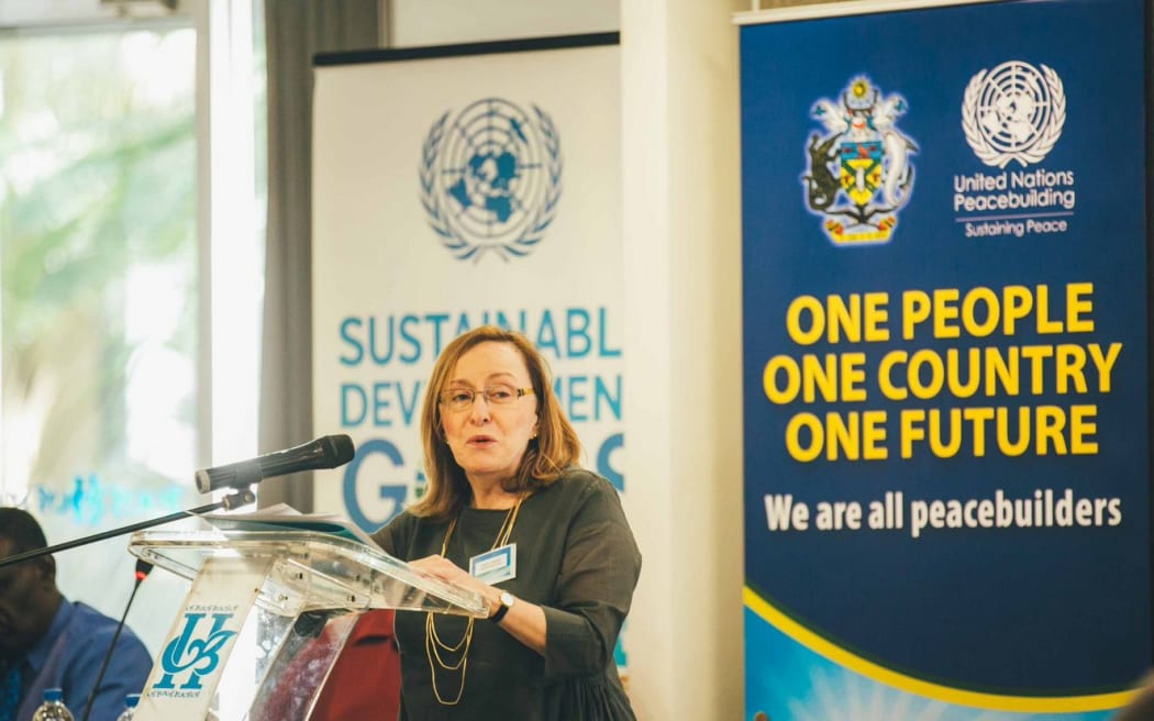 The UNDP's Pacific resident, Osnat Lubrani.
