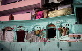 Varanasi in India.
