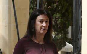 Daphne Capuana Galizia arriving at the Law Court in Malta, in April 2017,