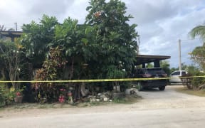 The cordoned off house were Gordon Aldan Castro and his hostage died.