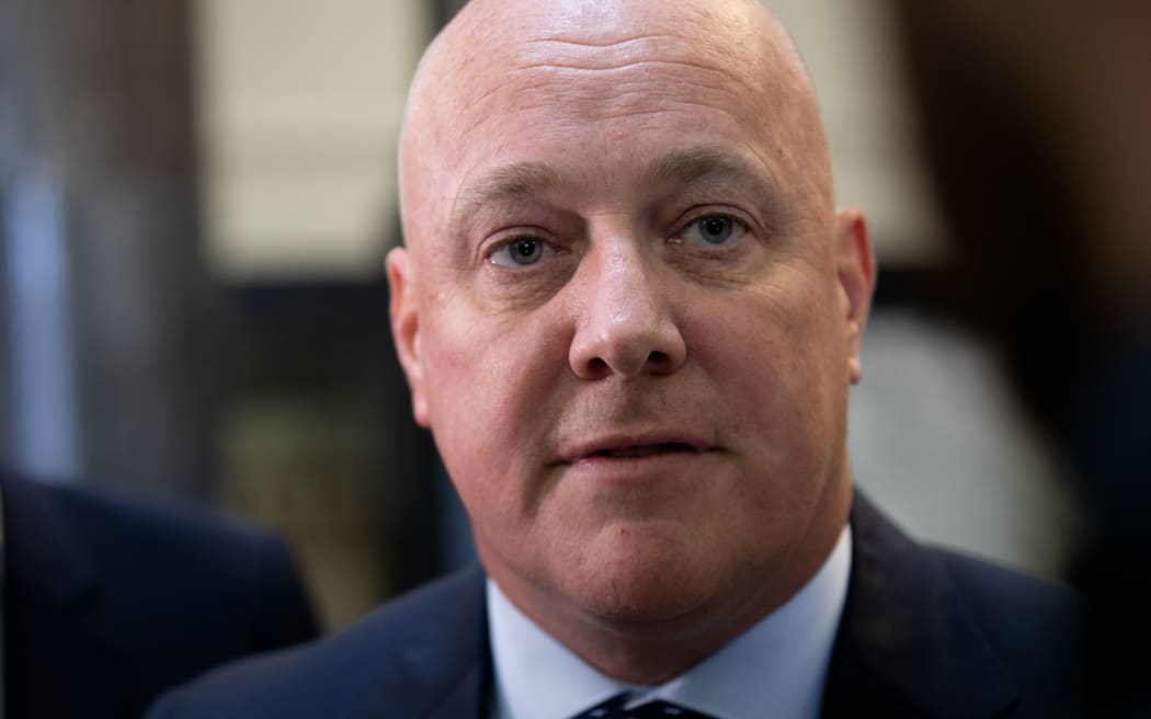 National Party leader Christopher Luxon